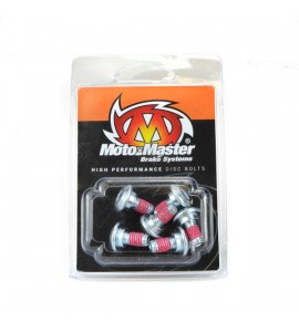 Moto-Master, Skiv Bult M6*14 Flat kupol 6st, BAK FRAM, Kawasaki 19-25 KX450, 06-18 KX450F, 24-25 KX450X, 03-08 KX250, 03-08 KX125, 01-25 KX85, 00-03 KX65, Suzuki 10-19 RMX450Z, 05-25 RM-Z450, 04-25 RM-Z250
