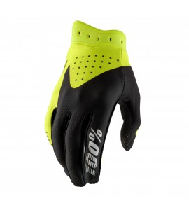 100%, ITRACK Handskar Black/Flo Yellow, VUXEN, M, NEON SVART GUL