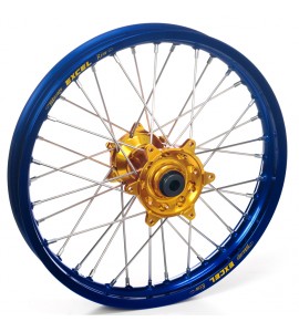 Haan Wheels, Komplett Hjul, 1,40, 17", FRAM, BLÅ GULD, Honda 07-24 CRF150R