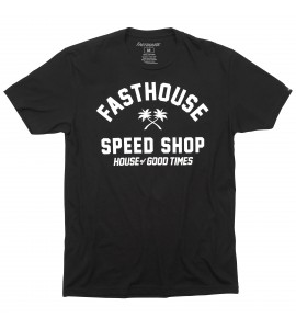 Fasthouse, Youth Haven SS Tee, Black, BARN, XS