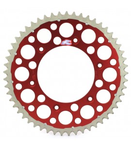 Renthal, Bakdrev, 520, 48, RÖD, Honda 02-25 CRF450R, 05-18 CRF450X, 78-07 CR250R, 04-25 CRF250R, 04-19 CRF250X, 84-04 XR250R, 79-07 CR125R, 87-88 CR500R, 92-01 CR500R, 96-04 XR400R, 87-99 XR600R, 00-16 XR650R