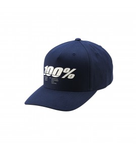100%, STAUNCH Snapback Cap Navy, VUXEN, BLÅ