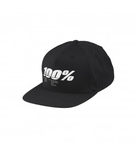 100%, DRIVE Snapback Hat Black, VUXEN, SVART