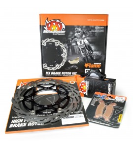 Moto-Master, KIT Oversize 270mm, Adapter, Pads, FRAM, Kawasaki 07-16 KLX450, 19-23 KX450, 06-18 KX450F, 06-08 KX250, 19-24 KX250, 06-18 KX250F, 06-08 KX125