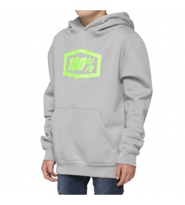 100%, ESSENTIAL Youth Pullover Hoodie Fleece Vapor - L, BARN, L