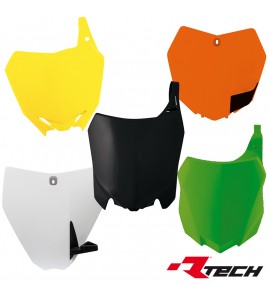Rtech, Ventilerad nummerplåt, SVART, Suzuki 99-00 RM250, 99-00 RM125