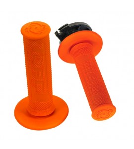Torc1, DEFY MX Lock-On Diamond Grips, 2 och 4-takt, ORANGE