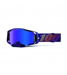 100%, ARMEGA HIPER Goggle Agenda - Mirror Blue Lens, VUXEN