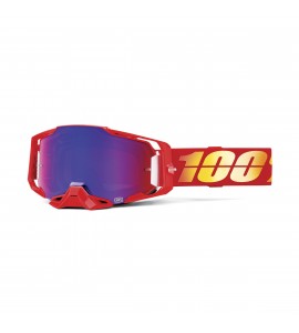 100%, ARMEGA Glasögon Nuketown - Mirror Red/Blue Lens, VUXEN