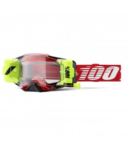 100%, ARMEGA FORECAST Glasögon Red - Clear Lens, VUXEN