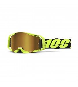 100%, ARmatic Glasögon Neon Gul - Mirror True Gold Lens, VUXEN, VUXEN