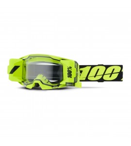 100%, ARMATIC FORECAST Goggle Neon Gul - Clear Lens, VUXEN