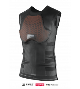 Shot, AIR GUARD, SRG-1 Airbag väst, VUXEN, XL, SVART