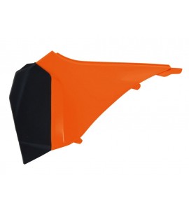 Rtech, Sidokåpa Vänster, ORANGE, KTM 12-13 450 EXC-F, 11-12 450 SX-F, 12-13 250 EXC/250 EXC-F, 11-12 250 SX/250 SX-F, 12-13 350 EXC-F, 11-12 350 SX-F, 12-13 125 EXC/200 EXC/300 EXC/500 EXC, 11-12 125 SX/150 SX