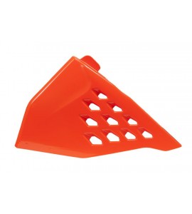 Rtech, Ventilerad Luftburkspanel (Vänster), ORANGE, KTM 20-23 450 EXC-F, 19-22 450 SX-F, 20-22 250 EXC TPI/150 EXC TPI/300 EXC TPI, 23 250 EXC/150 EXC/300 EXC, 20-23 250 EXC-F, 19-22 250 SX/250 SX-F, 20-23 350 EXC-F/500 EXC-F, 19-22 350 SX-F, 19-22 125 SX
