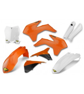 Cycra, Body Kit Komplett, ORANGE VIT, KTM 13-15 450 SX-F, 13-16 250 SX, 13-15 250 SX-F, 13-15 350 SX-F, 13-15 125 SX/150 SX