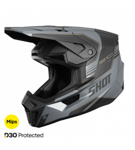 Shot, HJÄLM LITE S10 BLACK GREY, MATT, VUXEN, M