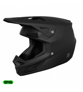 Shot, HJÄLM SPEED SOLID BLACK, MATT, VUXEN, M