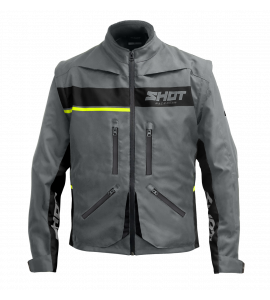 Shot, JACKA CONTACT ASSAULT 2.0 GREY NEON YELLOW, VUXEN, L