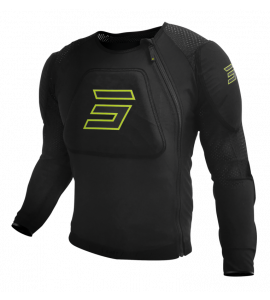 Shot, SKYDDSVÄST PRIME BLACK NEON YELLOW, VUXEN, XXL