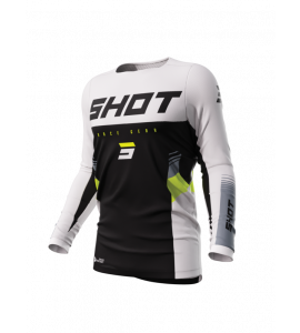 Shot, TRÖJA CONTACT TRACER, VUXEN, L, SVART VIT