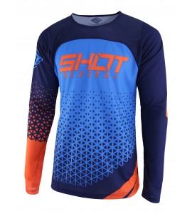 Shot, JERSEY DELTA, VUXEN, XL, NEON ORANGE BLÅ