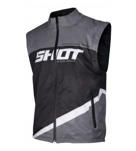 Shot, Jacka BODYWARMER LITE, VUXEN, XL, GRÅ SVART