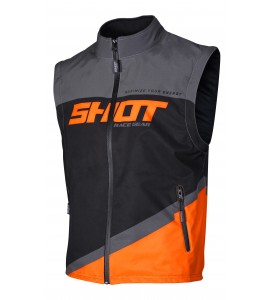 Shot, Jacka BODYWARMER LITE, VUXEN, M, GRÅ NEON ORANGE