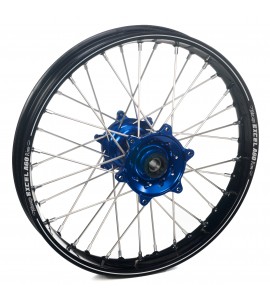 Haan Wheels, Komplett Hjul A60, 1,85, 19", BAK, SVART BLÅ, KTM 23-25 450 SX-F, 23-25 250 SX/250 SX-F, 23-25 350 SX-F, 23-25 125 SX/300 SX, 25 150 SX, Husqvarna 23-24 FC 450, 25 FC 450 /TC 150/TC 300, 23-25 FC 250/TC 250, 23-25 FC 350, 23-25 TC 125, GasGas