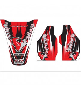 Why Stickers, Bull 06 Sponsor CR 125/250, 02-07 CRF 450 02-04, Honda 02-04 CRF450R, 02-07 CR250R, 02-07 CR125R