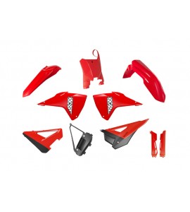 Rtech, Plastkit, Revolution, SVART RÖD, Honda 25 CRF450R, 25 CRF250R