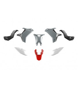 Rtech, Plastkit Revolution, SVART VIT GRÅ, Yamaha 25-26 TÉNÉRÉ 700