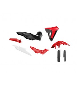 Rtech, Plastkit Revolution, SVART VIT RÖD, Honda 23-25 XL750 TRANSALP