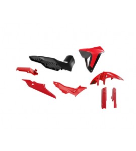 Rtech, Plastkit Revolution, SVART RÖD, Honda 23-25 XL750 TRANSALP