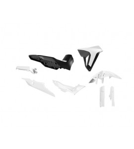 Rtech, Plastkit Revolution, SVART VIT, Honda 23-25 XL750 TRANSALP