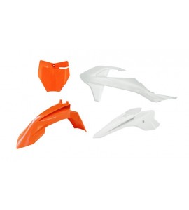 Rtech, Plastkit, VIT ORANGE, KTM 16-23 50 SX, 20-24 SX-E 5