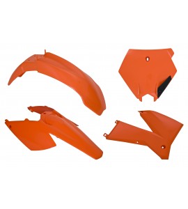 Rtech, Plastkit, ORANGE, KTM 05-07 450 EXC-F, 05-06 450 SX-F, 05-07 250 EXC/250 EXC-F, 05-06 250 SX/250 SX-F, 05-07 125 EXC/300 EXC/400 EXC/525 EXC, 05-06 125 SX/400 SX/525 SX