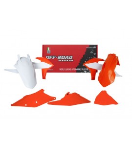 Rtech, Plastkit, O.E.M VIT ORANGE, KTM 20-23 450 EXC-F, 20-22 250 EXC TPI/150 EXC TPI/300 EXC TPI, 23 250 EXC/150 EXC/300 EXC, 20-23 250 EXC-F, 20-23 350 EXC-F/500 EXC-F