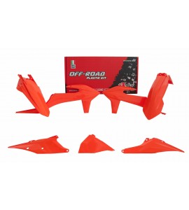 Rtech, Plastkit, ORANGE, KTM 20-23 450 EXC-F, 20-22 250 EXC TPI/150 EXC TPI/300 EXC TPI, 23 250 EXC/150 EXC/300 EXC, 20-23 250 EXC-F, 20-23 350 EXC-F/500 EXC-F