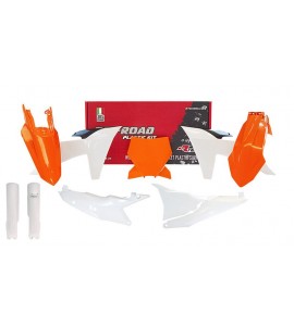 Rtech, Plastkit, Komplett, O.E.M SVART VIT ORANGE, KTM 23-24 450 SX-F, 23-24 250 SX/250 SX-F, 23-24 350 SX-F, 23-24 125 SX/300 SX