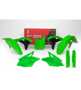 Rtech, Plastkit, NEON GRÖN, Kawasaki 19-20 KX250, 17-18 KX250F