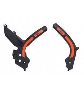 Rtech, Ramskydd, SVART ORANGE, KTM 20-23 450 EXC-F, 19-22 450 SX-F, 20-22 250 EXC TPI/150 EXC TPI/300 EXC TPI, 23 250 EXC/150 EXC/300 EXC, 20-23 250 EXC-F, 19-22 250 SX/250 SX-F, 20-23 350 EXC-F/500 EXC-F, 19-22 350 SX-F, 19-22 125 SX/150 SX