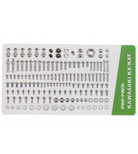 Holeshot, Komplett Skruvkit, Kawasaki 07-16 KLX450, 19-25 KX450, 06-18 KX450F, 24-25 KX450X, 99-08 KX250, 19-22 KX250, 04-18 KX250F, 99-03 KDX125/KDX200/KDX220/KX500, 99-08 KX125, 01-25 KX85, 00-25 KX65, 08-13 KLX140, 03-06 KLX400 SR, R, 99-16 KX100, 99-0