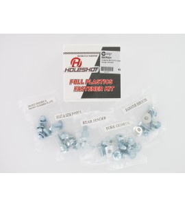 Holeshot, Skruvkit till plast, Honda 02-20 CRF450R, 18-19 CRF450RX, 05-18 CRF450X, 17 CRF-RX 450, 99-07 CR250R, 04-21 CRF250R, 04-19 CRF250X, 99-07 CR125R, 03-07 CR85R, 99-01 CR500R, 07-24 CRF150R, 17-25 CRF50