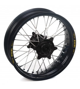 Haan Wheels, Komplett Hjul SM, 5,50, 17", BAK, SVART, KTM 03-23 450 EXC-F, 03-12 450 SX-F, 18-22 250 EXC TPI/300 EXC TPI, 95-17 250 EXC/300 EXC, 23 250 EXC/300 EXC, 03-23 250 EXC-F, 95-12 250 SX, 03-12 250 SX-F, 10-23 350 EXC-F, 10-12 350 SX-F, 95-16 125 
