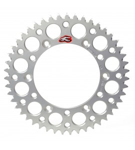 Renthal, Bakdrev, 428, 47, SILVER, Yamaha 02-26 YZ85, 89-01 YZ80, Suzuki 02-25 RM85, 85-01 RM80