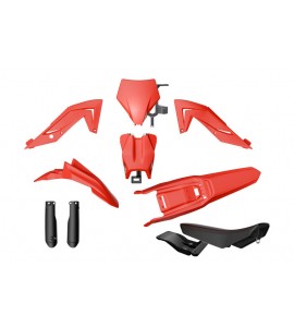 Rtech, Plastkit, Revolution ink sadel, SVART RÖD, TALARIA 23-25 STING