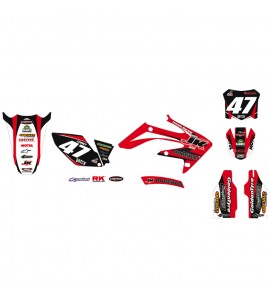 Why Stickers, Replica Kit JK MX Team CRF 250, 04-09, Honda 04-09 CRF250R