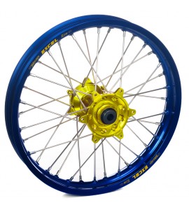 Haan Wheels, Komplett Hjul, 2,15, 19", BAK, BLÅ GUL, KTM 16-23 450 EXC-F, 13-22 450 SX-F, 18-22 250 EXC TPI/300 EXC TPI, 23 250 EXC/150 EXC/300 EXC, 16-17 250 EXC/300 EXC, 16-23 250 EXC-F, 13-22 250 SX/250 SX-F, 16-23 350 EXC-F, 13-22 350 SX-F, 16 125 EXC