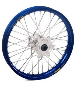 Haan Wheels, Komplett Hjul, 2,15, 19", BAK, BLÅ SILVER, KTM 03-23 450 EXC-F, 03-12 450 SX-F, 18-22 250 EXC TPI/300 EXC TPI, 95-17 250 EXC/300 EXC, 23 250 EXC/300 EXC, 03-23 250 EXC-F, 95-12 250 SX, 03-12 250 SX-F, 10-20 350 EXC-F, 10-12 350 SX-F, 95-16 12